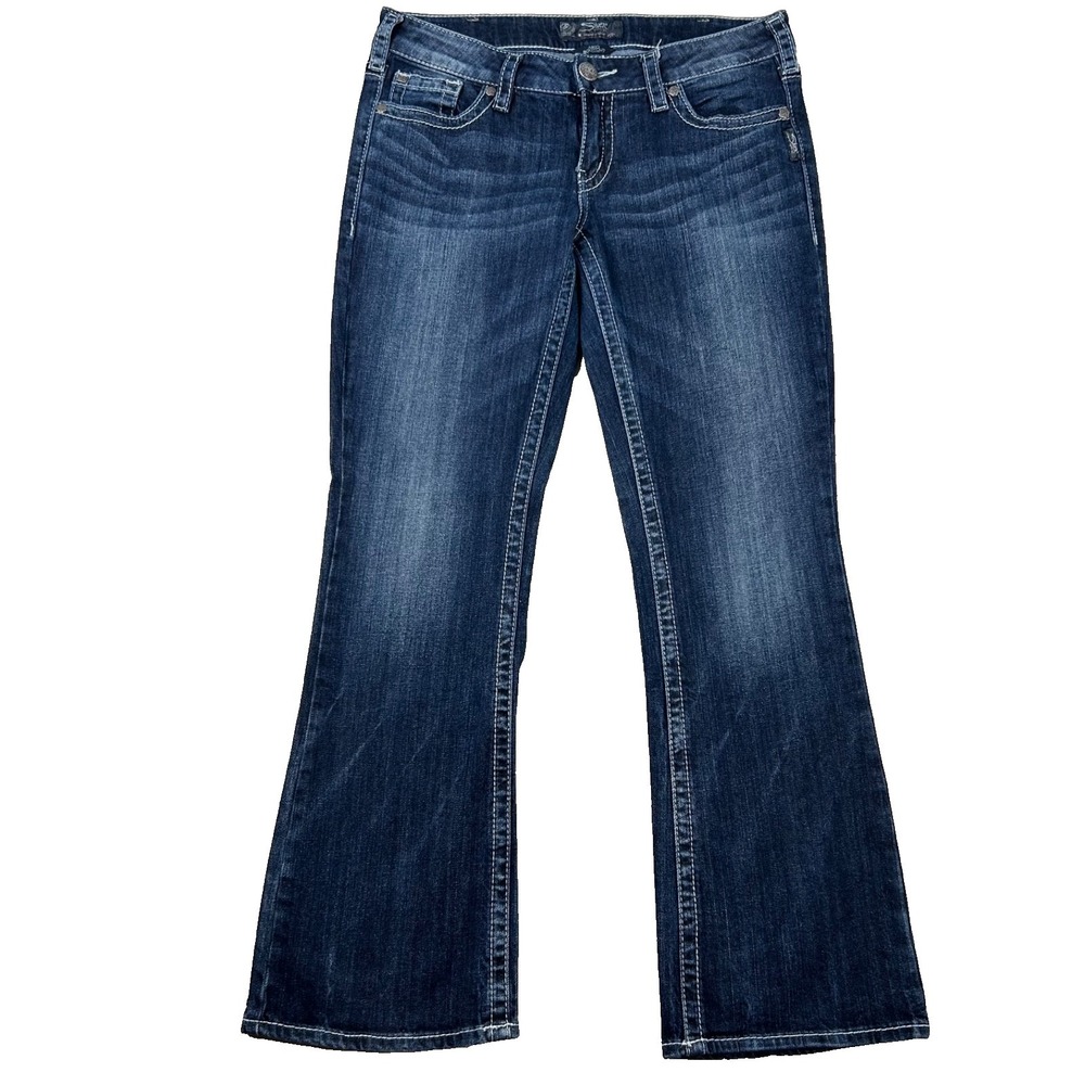 Silver Jeans Womens 31x31 Aiko Bootcut Western Denim Country y2K Low Rise Flare